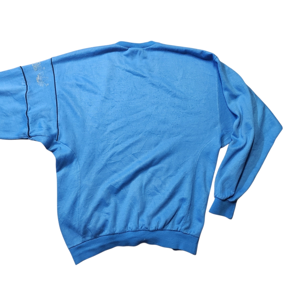 80s Vintage Maden In Germany Rare Adidas Men's Crewneck Sweater. Boxy And Baggy - Picture 4 of 8